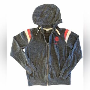 Nike Women’s Ohio State Full Zip Lightweight Gray Hoodie, Large
